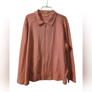 Bechamel Woman Pink Utility Jacket with Classic Collar and Relaxed Fit